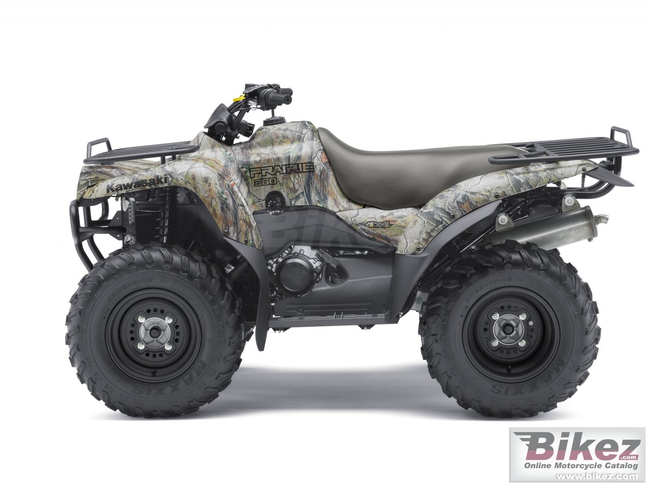 Big Kawasaki prairie 360 4x4 realtree apg hd picture and wallpaper from Bikez.com